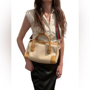 Gucci brown micro Gg small tote